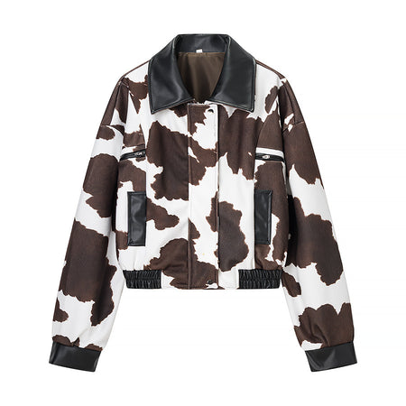 Tate Cow Print Jacket