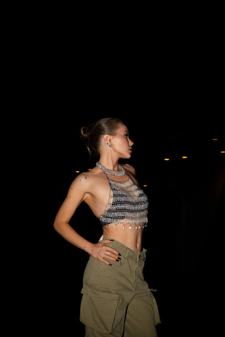 Mio Beads Bralette Top