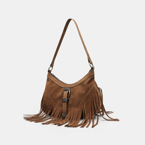 Kyoto Tassel Tote Bag With Strap