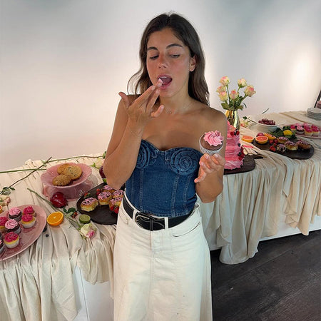 Cinzia Rose Denim Top