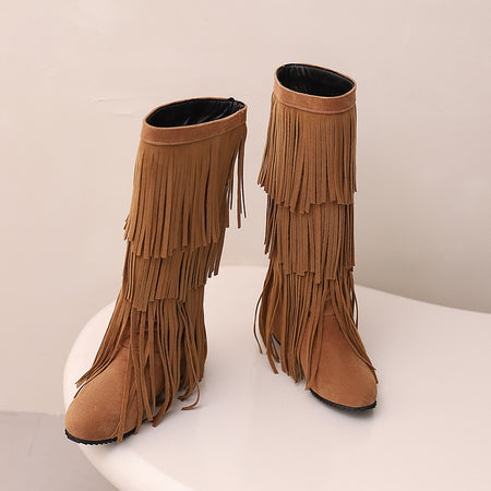 Ashton Tassel Fleece Boots