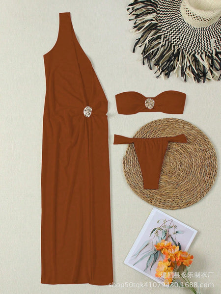 Bay 2 Pcs Swimsuit With Coverup