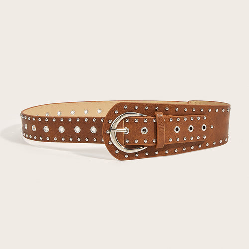 Elio Textured Rivet Belt