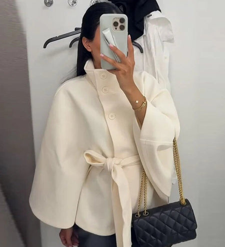 Maddy Winter Cape With Belt