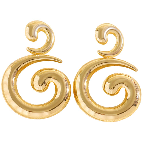 June Spiral Earring