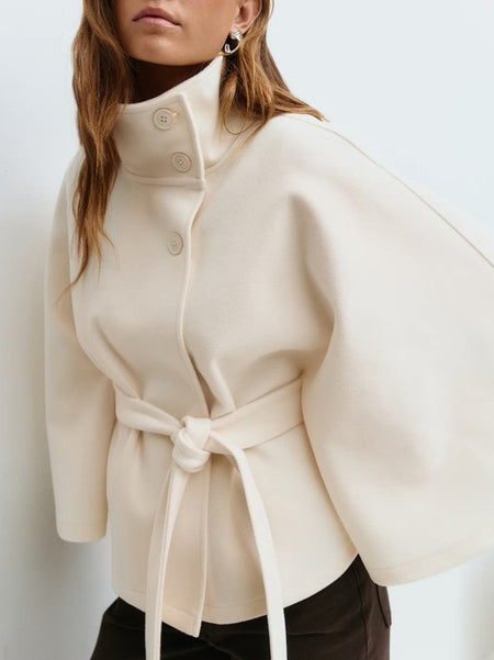 Maddy Winter Cape With Belt