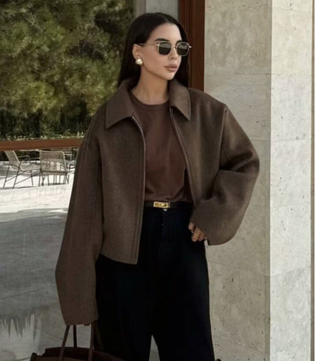 Lucy Premium Oversized Woolen Jacket
