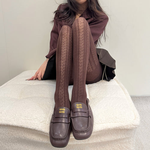Liva Vertical Pantyhose Stocking