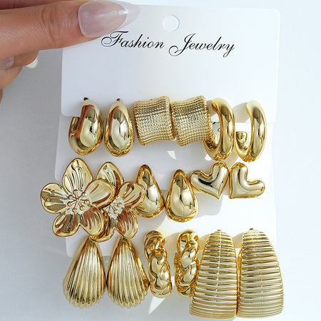 Lita 9Pcs Earring Set