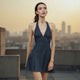 Coline Halterneck Mini Dress