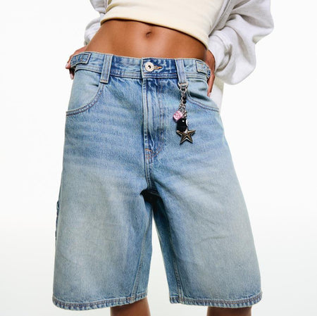 Bling High Rise Loose Jorts