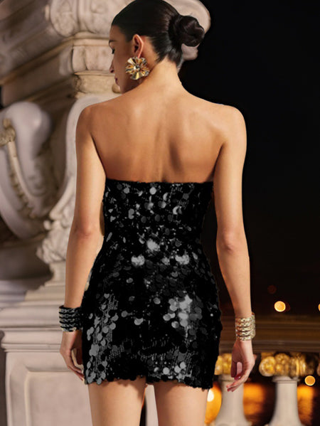 Tamsin Tube Sequin Mini Dress