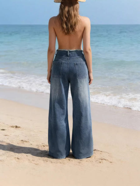 Franco High Rise Straight Jeans