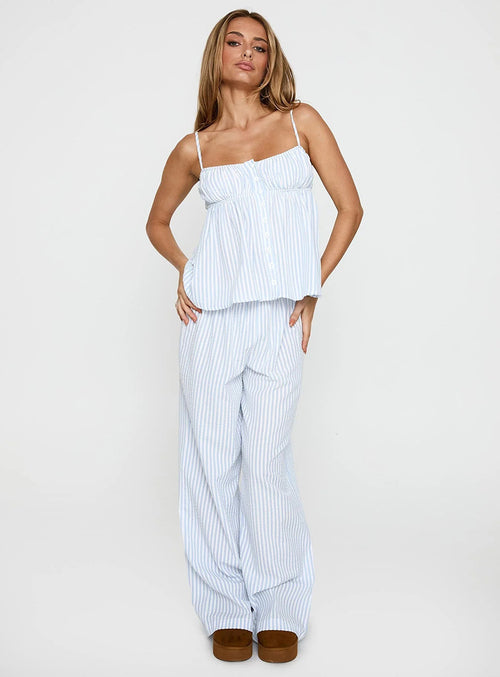 Lorna Crinkle Stripe Loungewear