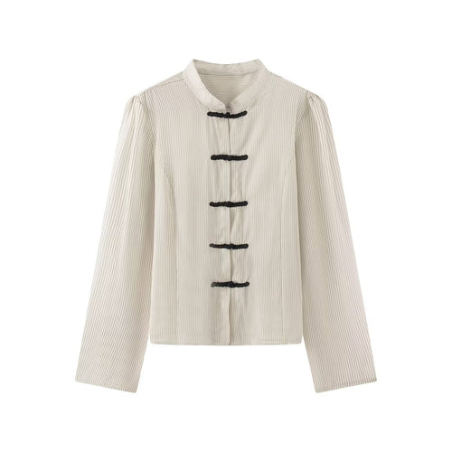 Emi Stripe Tieup Shirt