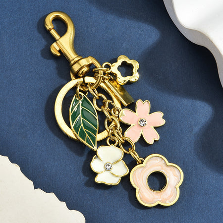 Floral Bag Charm
