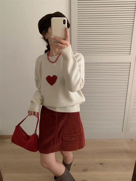 Valeria Soft Heart Sweater