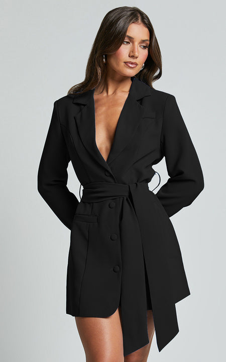 Mavis Blazer Dress With Belt