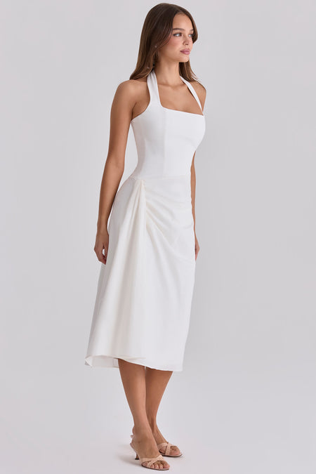 Riley Halterneck Midi Dress