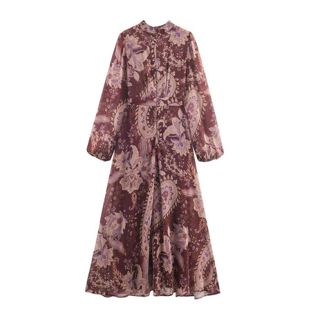 Nelya Printed Maxi Dress
