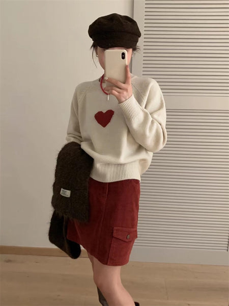 Valeria Soft Heart Sweater