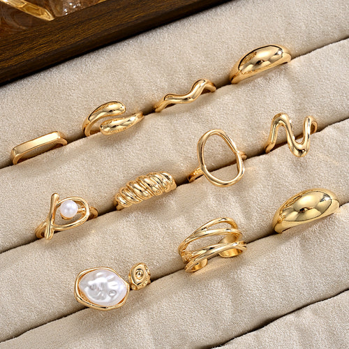 Cece 11Pcs Ring Set