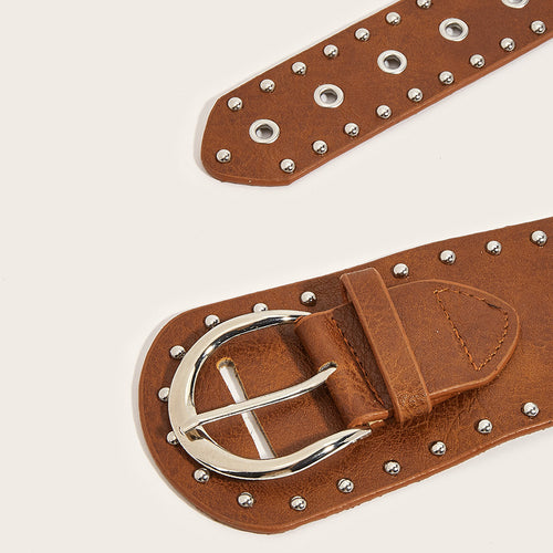 Elio Textured Rivet Belt