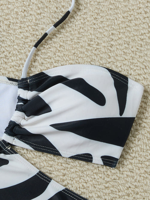 Alison 2 Pcs Swimsuit With Skirt