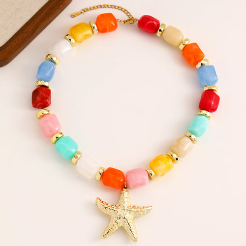 Fina Beads Starfish Necklace