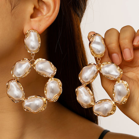 Jill Pearl Resin Earring