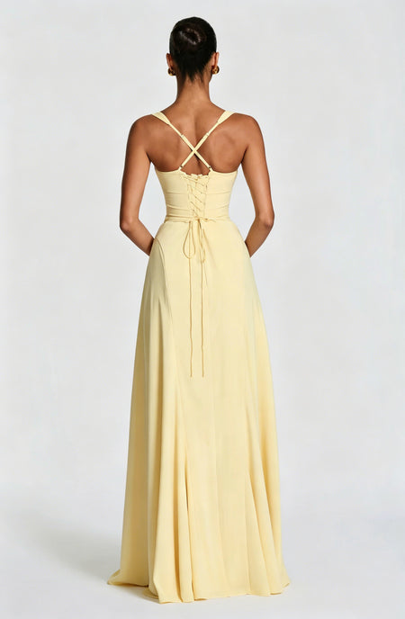 Ysabel Draped Maxi Dress