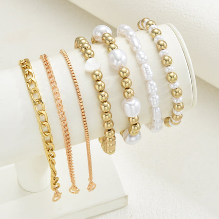Jade 7Pcs Bracelet Set