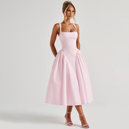 Pricillia Drop Waist Midi Dress