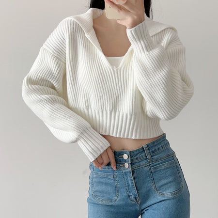 Kristina Luxe Crop Pullover
