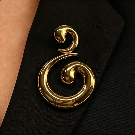 June Spiral Earring