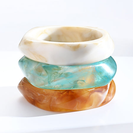 Fifi 3Pcs Irregular Square Bracelet Set