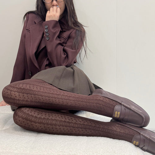 Liva Vertical Pantyhose Stocking