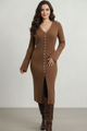 Ambre Midi Knitted Dress