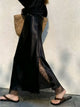 Dagny Satin Lace Midi Skirt