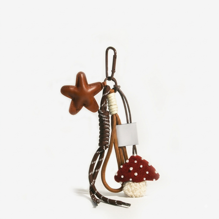 Mushroom Bag Charm