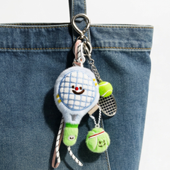 Tennis Racket Bag Charm