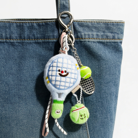Tennis Racket Bag Charm