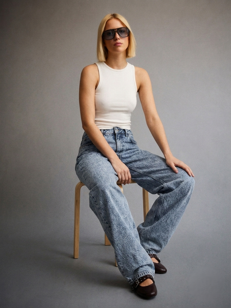 Griffin High Rise Wide Jeans