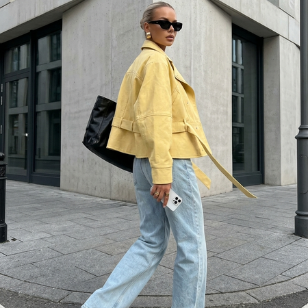 Holt Suede Coat With Belt