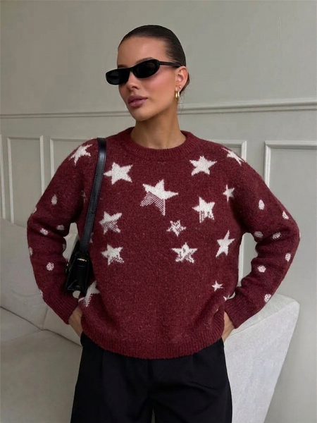 Bellamy Star Woolen Sweater