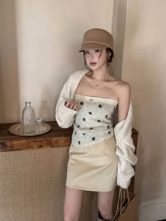 Annie Polka Winter Top With Shrug