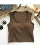 Kelly Tank Tops with Inbuilt Bra - Alamode By Akanksha