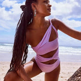 Sula Lilac One Piece Swimsuit - Alamode By Akanksha
