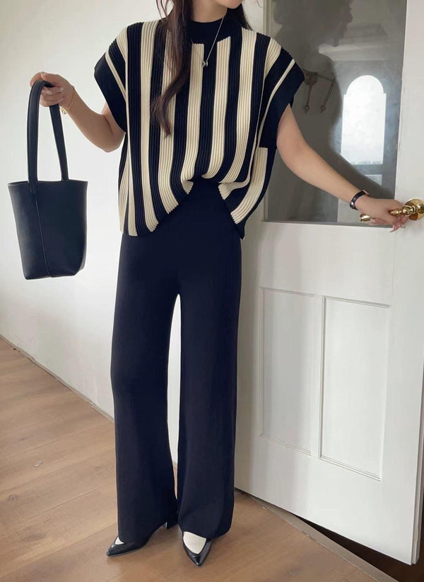 Arizona Ribbed Co-ord Set - Alamode By Akanksha