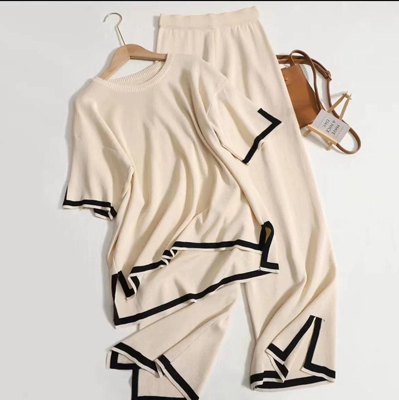 Flexxi Knitted Cotton Co-ord Set - Alamode By Akanksha